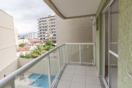 Varanda da Sala de apartamento para alugar com 2 quartos, 56m² em Olaria, Rio de Janeiro