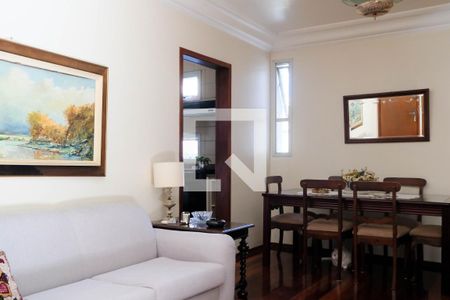 Sala de apartamento à venda com 3 quartos, 96m² em Serra, Belo Horizonte