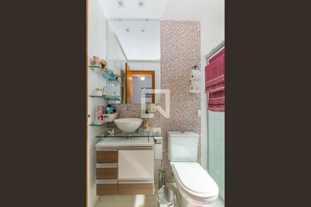 Banheiro da Suíte de apartamento à venda com 3 quartos, 94m² em Havaí, Belo Horizonte